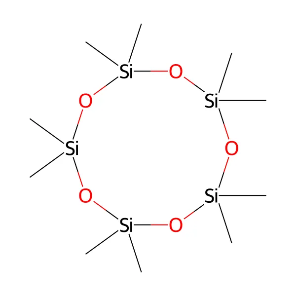 Dekametilsiklopentasiloksan molekül yapısı — CAS 541-02-6