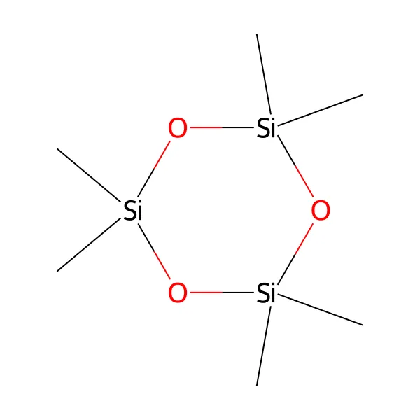 Heksametilsiklotrisiloksan molekül yapısı — CAS 541-05-9