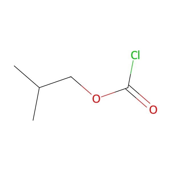 İzobütil kloroformat molekül yapısı — CAS 543-27-1