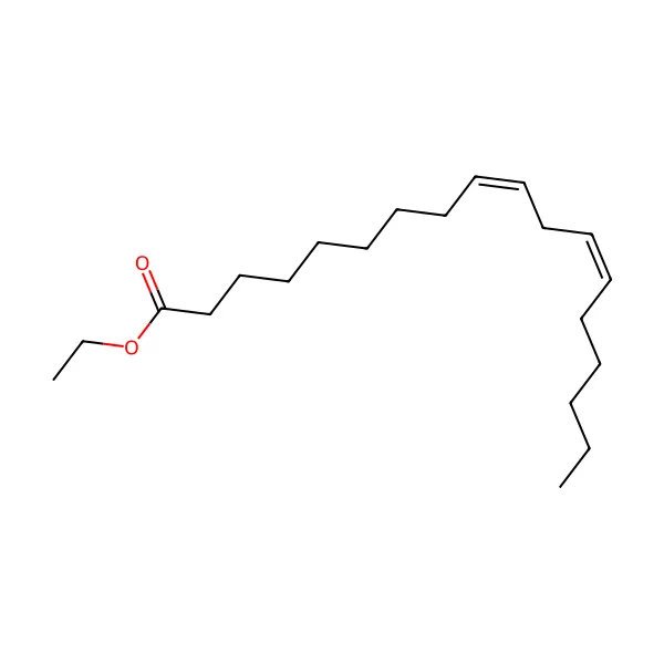 Etil linoleat molekül yapısı — CAS 544-35-4