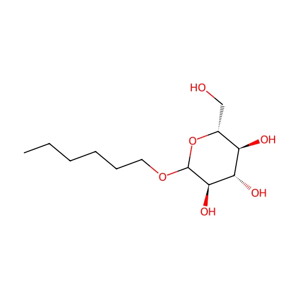 Heksil glukozit molekül yapısı — CAS 54549-24-5