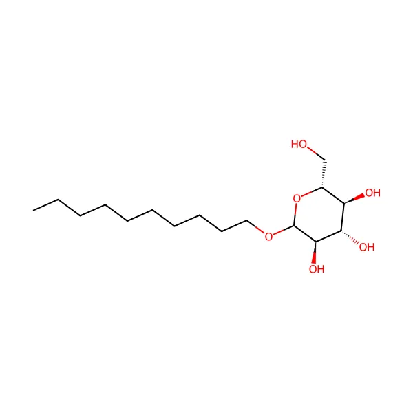 Desil D-glukopiranozit molekül yapısı — CAS 54549-25-6