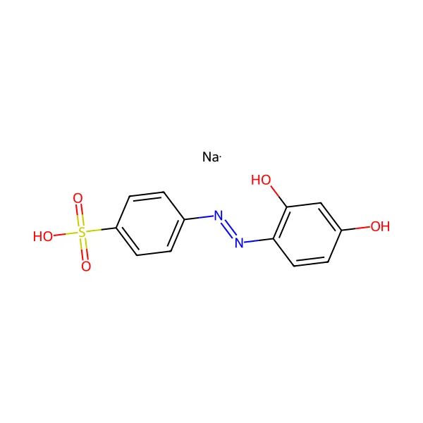 Krizoin resorsinol molekül yapısı — CAS 547-57-9