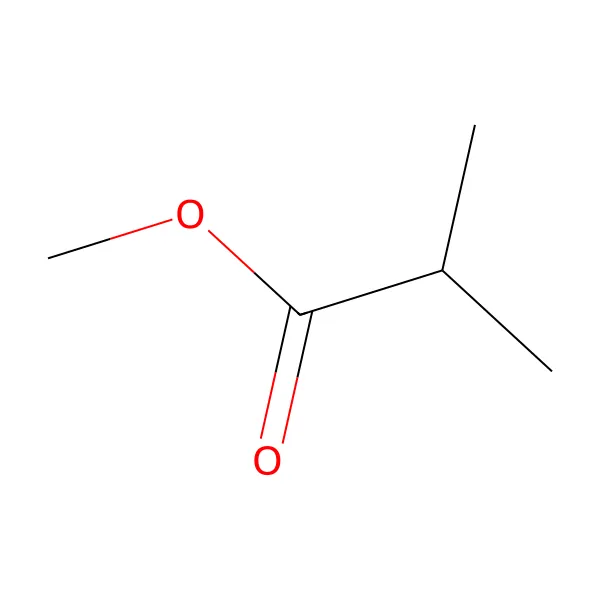 Metil izobütirat molekül yapısı — CAS 547-63-7