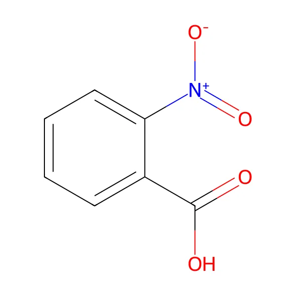 2-nitrobenzoik asit molekül yapısı — CAS 552-16-9