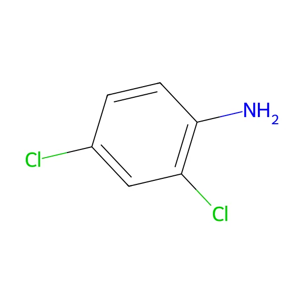 2,4-dikloroanilin molekül yapısı — CAS 554-00-7
