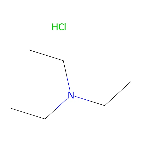 Trietilamin hidroklorür molekül yapısı — CAS 554-68-7