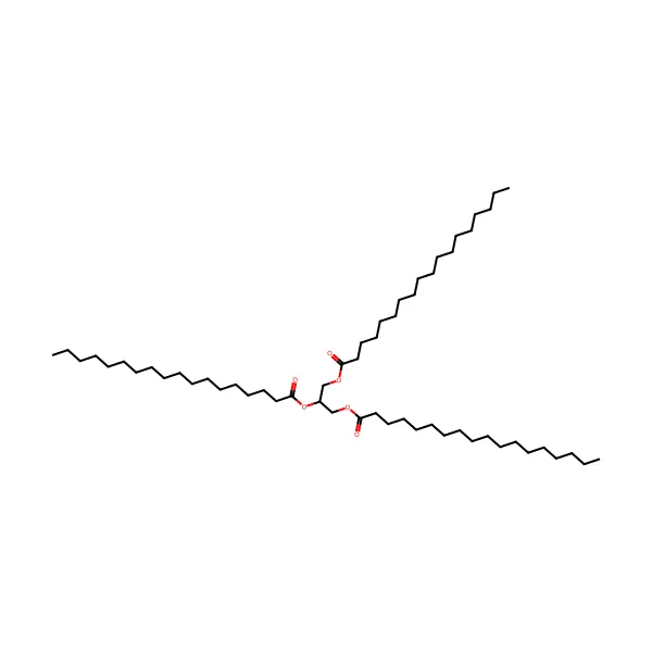 Gliseril tristearat molekül yapısı — CAS 555-43-1