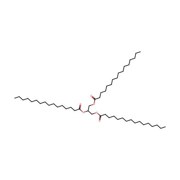 Tripalmitin molekül yapısı — CAS 555-44-2