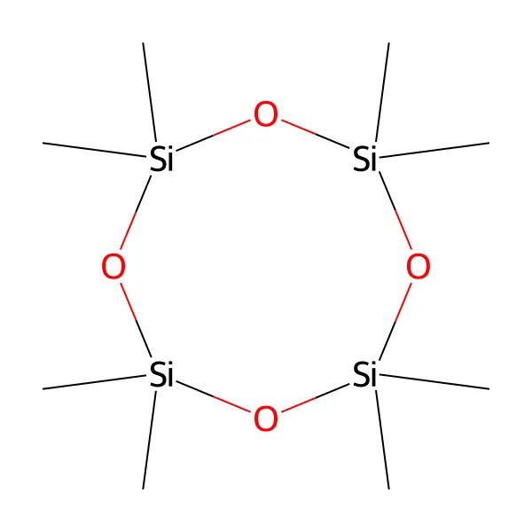 Oktametilsiklotetrasiloksan molekül yapısı — CAS 556-67-2