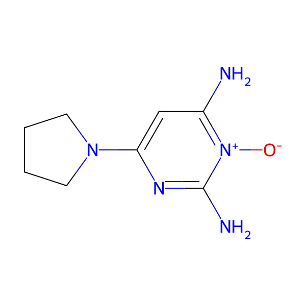 Pirrolidinil diaminopirimidin oksit molekül yapısı — CAS 55921-65-8