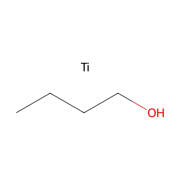 Titanyum tetrabutoksit molekül yapısı — CAS 5593-70-4