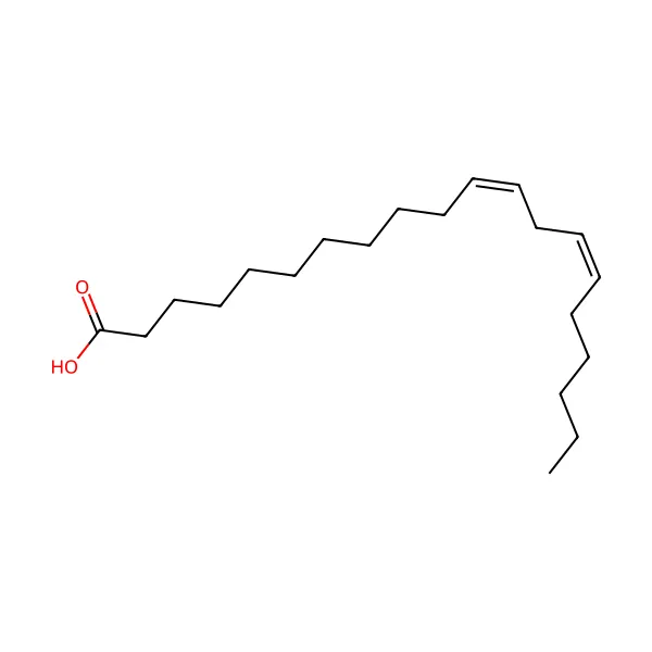 Eikosadienoik asit molekül yapısı — CAS 5598-38-9