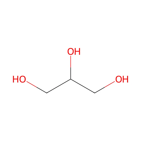 Gliserin molekül yapısı — CAS 56-81-5