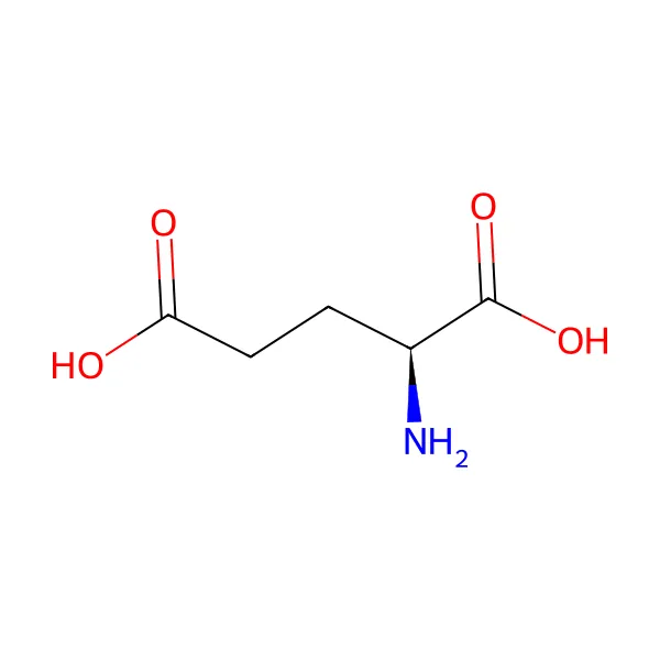 L-Glutamik asit molekül yapısı — CAS 56-86-0