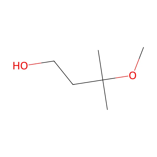 3-Metoksi-3-metil-1-bütanol molekül yapısı — CAS 56539-66-3