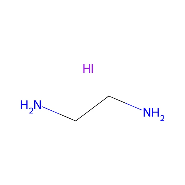 Etilendiamin dihidroiyodür molekül yapısı — CAS 5700-49-2