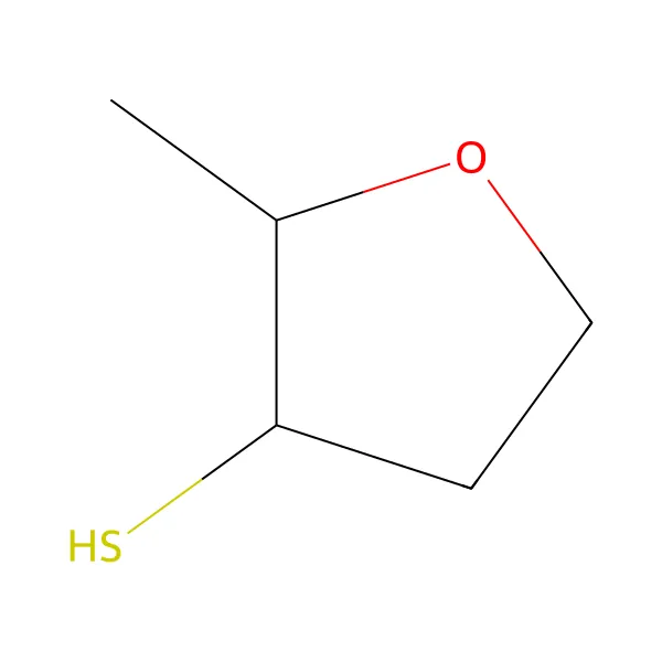 2-metiltetrahidrofuran-3-tiol molekül yapısı — CAS 57124-87-5