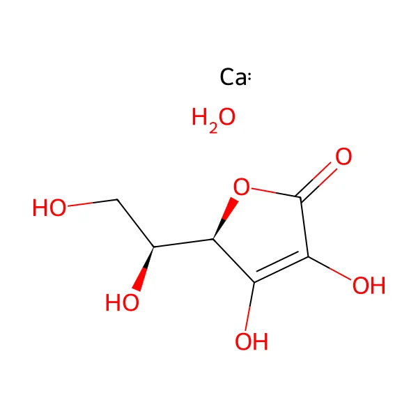 Vitamin C Kalsiyum Askorbat molekül yapısı — CAS 5743-28-2