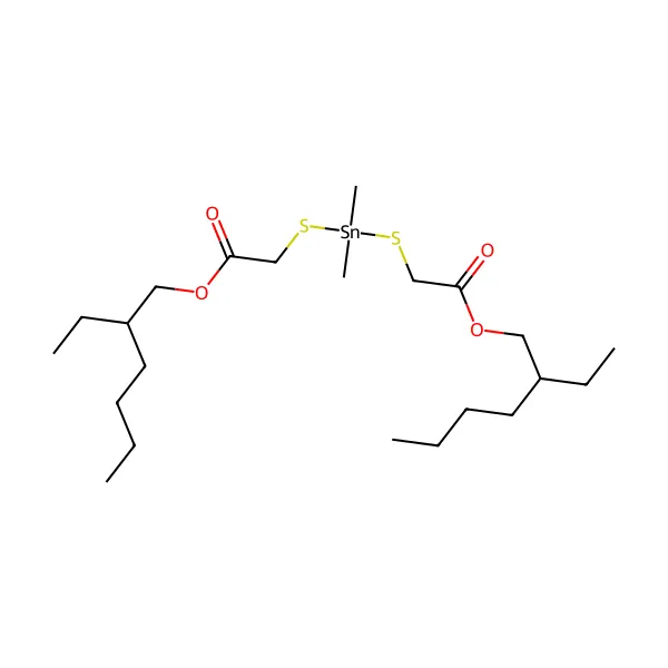 Metiltin merkaptid molekül yapısı — CAS 57583-35-4