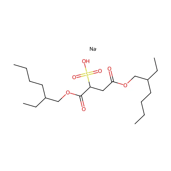 Dokusat Sodyum molekül yapısı — CAS 577-11-7