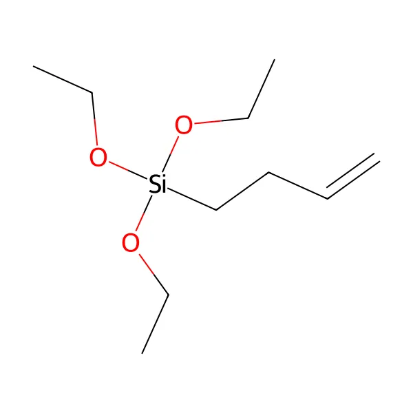 3-büteniltrietoksisilan molekül yapısı — CAS 57813-67-9