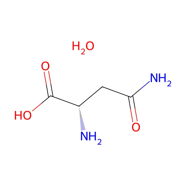 L-asparajin monohidrat molekül yapısı — CAS 5794-13-8