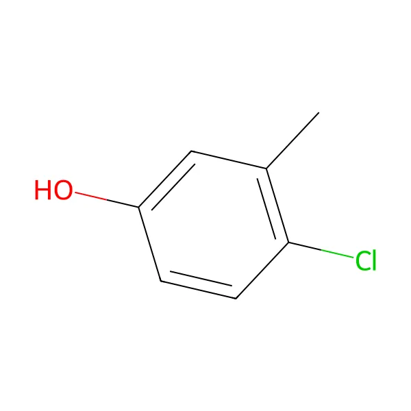 Klorokrezol molekül yapısı — CAS 59-50-7