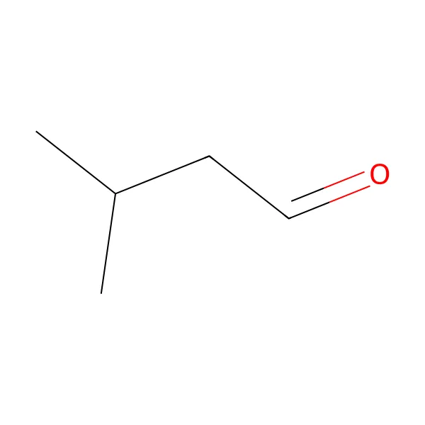3-metilbutanal molekül yapısı — CAS 590-86-3