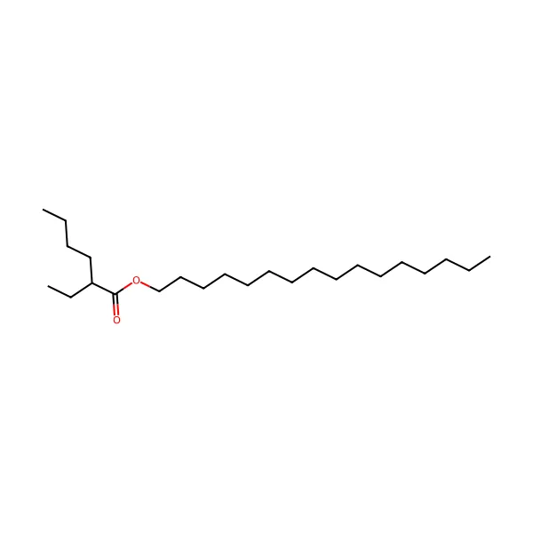 Setil etilheksanoat molekül yapısı — CAS 59130-69-7