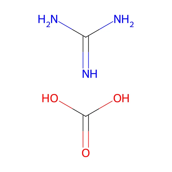 Guanidin karbonat molekül yapısı — CAS 593-85-1