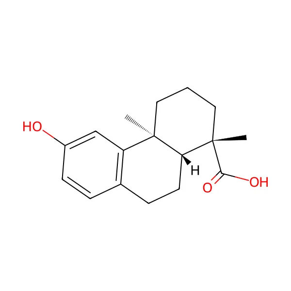 Podokarpik asit molekül yapısı — CAS 5947-49-9