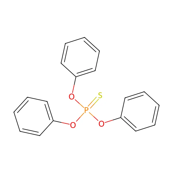 Trifenil fosforotiyonat molekül yapısı — CAS 597-82-0