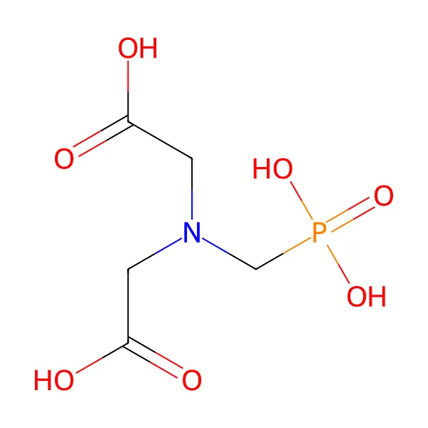 Fosfonometiliminodiasetik asit molekül yapısı — CAS 5994-61-6