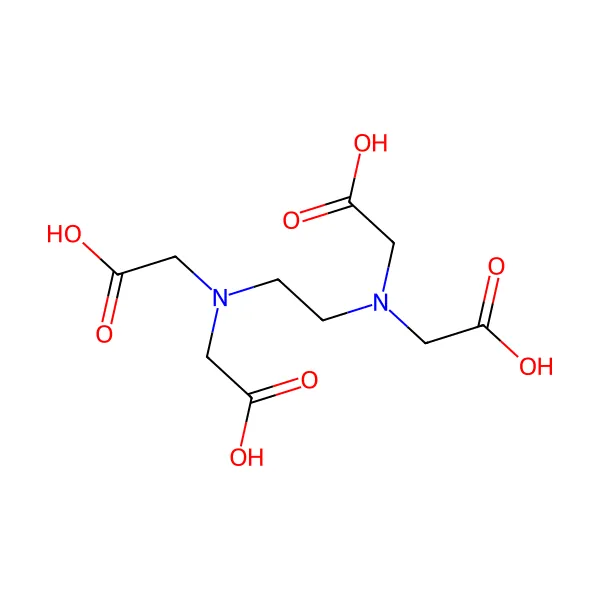 Etilendiamintetraasetik asit molekül yapısı — CAS 60-00-4
