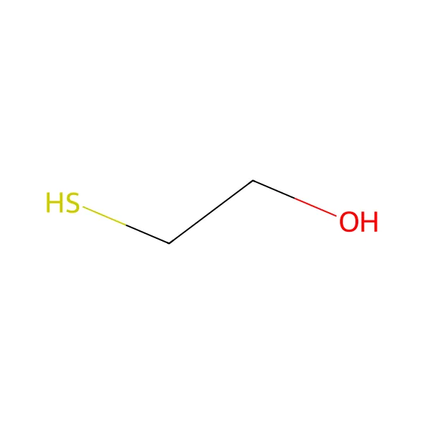 2-merkaptoetanol molekül yapısı — CAS 60-24-2