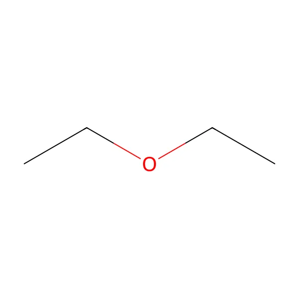 Dietil eter molekül yapısı — CAS 60-29-7