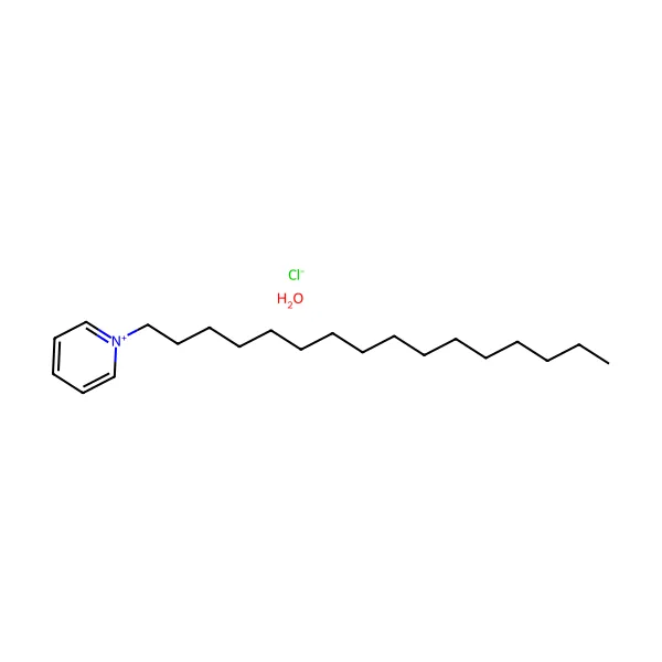 Setilpiridinyum klorür monohidrat molekül yapısı — CAS 6004-24-6
