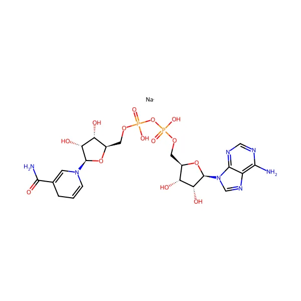 NADH Disodyum Tuzu molekül yapısı — CAS 606-68-8