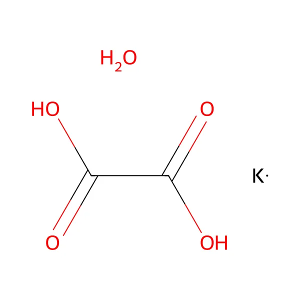 Potasyum tetraoksalat dihidrat molekül yapısı — CAS 6100-20-5