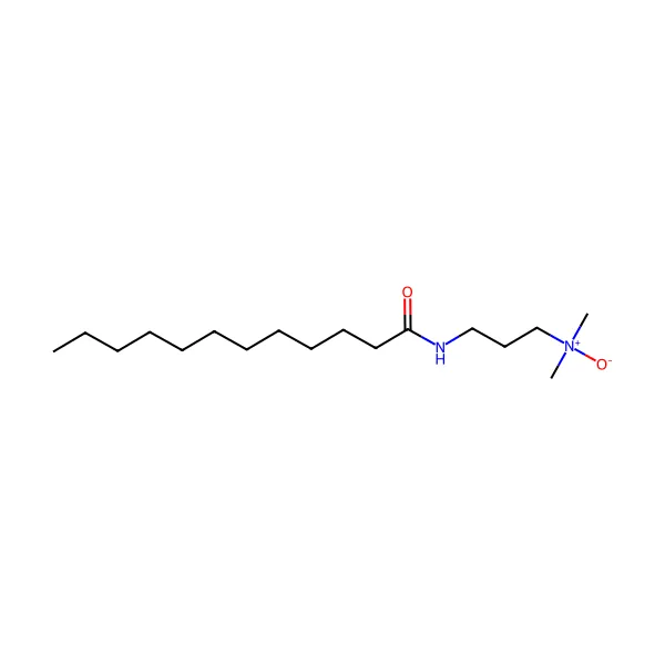 Lauramidopropilamin oksit molekül yapısı — CAS 61792-31-2