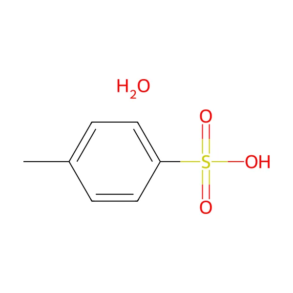 p-Toluensülfonik asit monohidrat molekül yapısı — CAS 6192-52-5