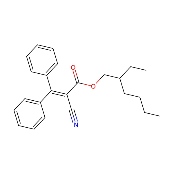 Oktokrilen molekül yapısı — CAS 6197-30-4