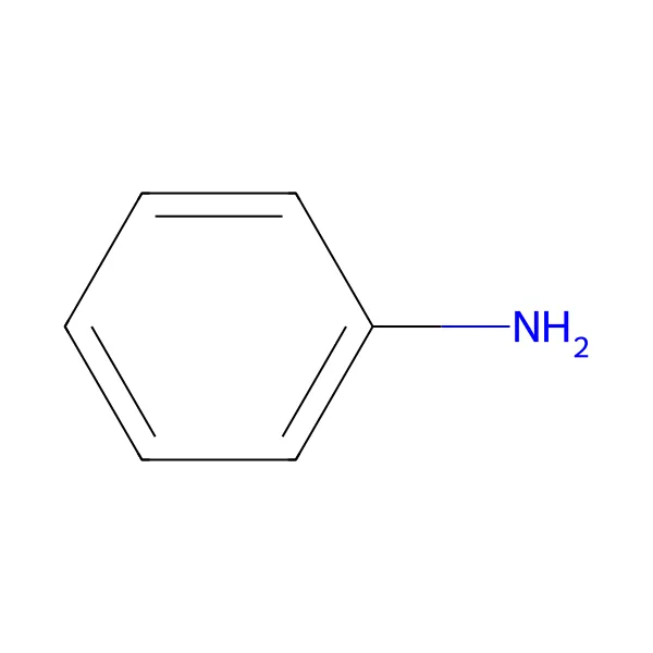 Anilin molekül yapısı — CAS 62-53-3