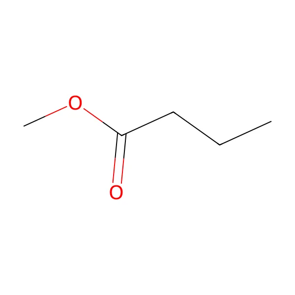Metil bütirat molekül yapısı — CAS 623-42-7