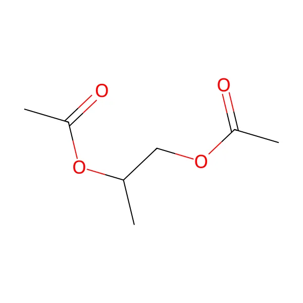Propilen glikol diasetat molekül yapısı — CAS 623-84-7