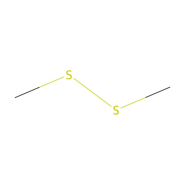 Dimetil disülfür molekül yapısı — CAS 624-92-0