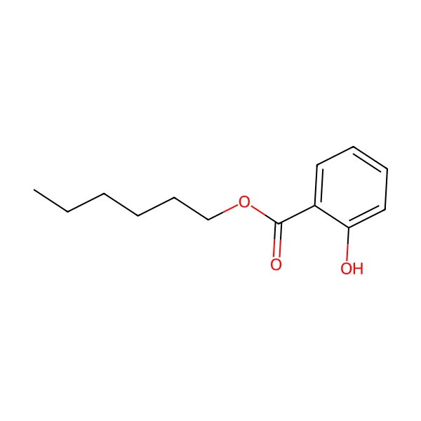 Heksil salisilat molekül yapısı — CAS 6259-76-3