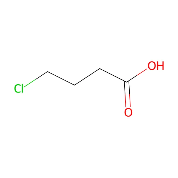 4-Klorobütanoik asit molekül yapısı — CAS 627-00-9