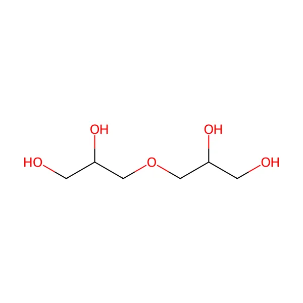 Digliserol molekül yapısı — CAS 627-82-7